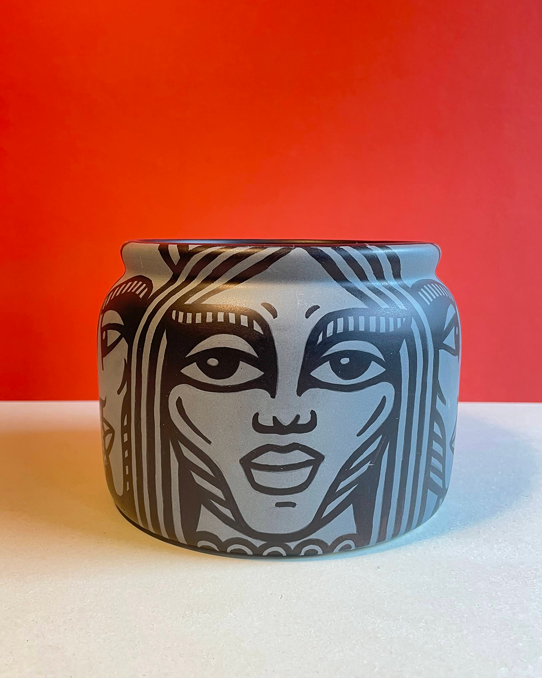 Vaso cinza