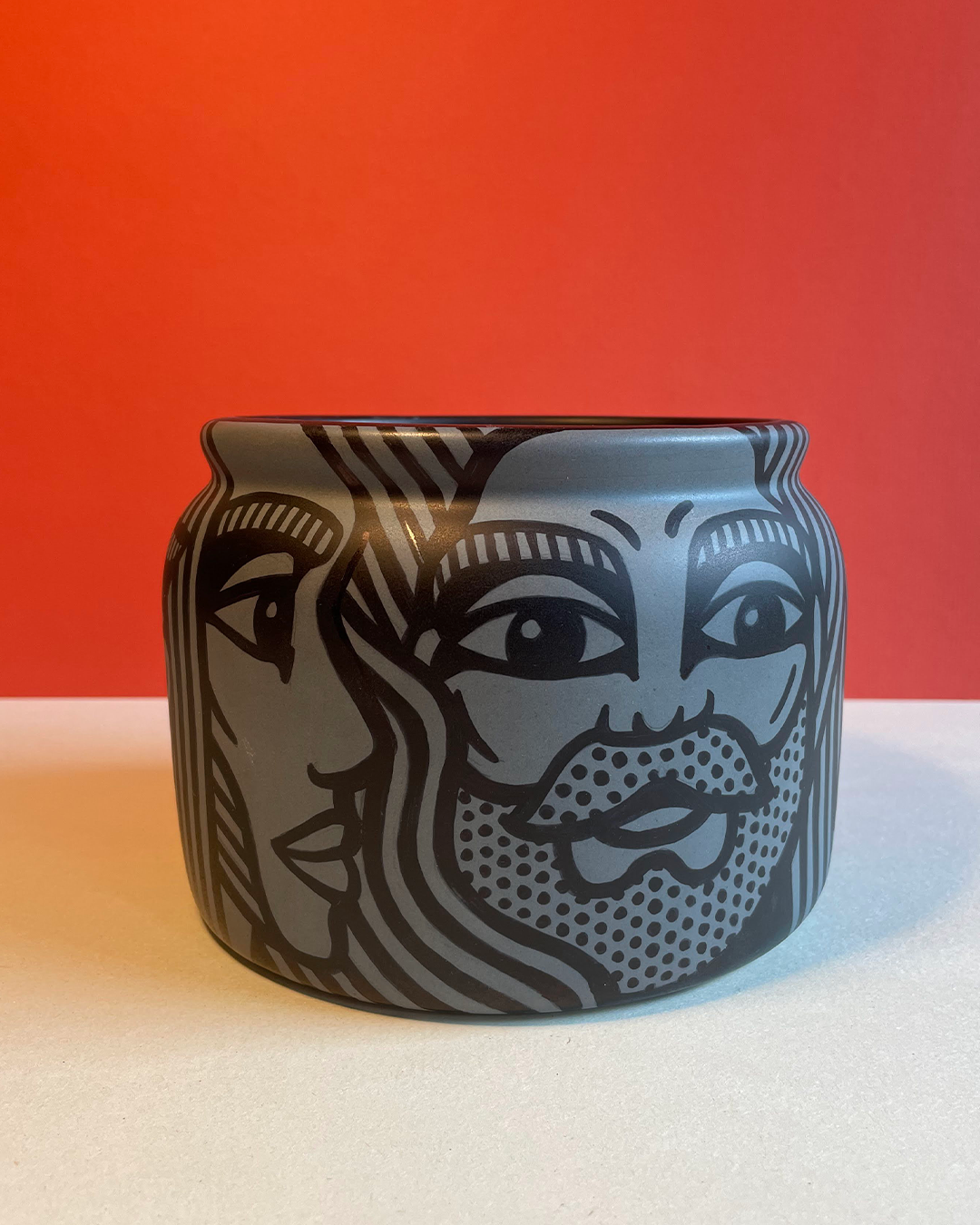 Vaso cinza