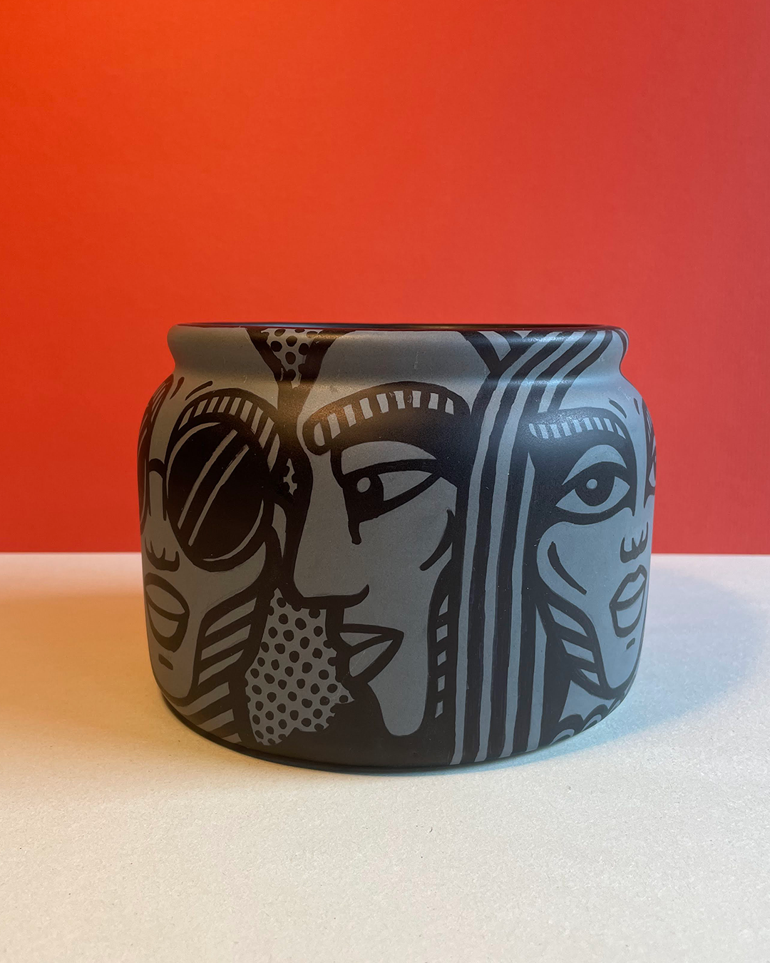 Vaso cinza